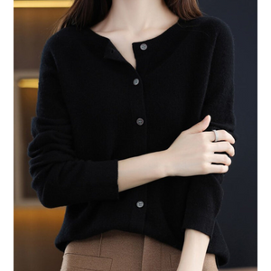 Women’s Button-Up Knit Cardigan Long Sleeve
