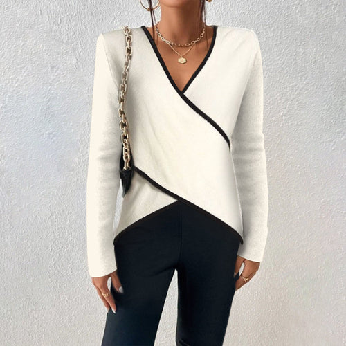 Elegant Women's V-Neck Sweater Timeless