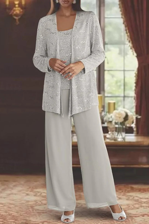 Women's Elegant 3-Piece Wide-Leg Pants Set