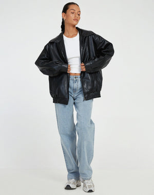 Women’s Oversized Casual Streetwear Bomber Jacket