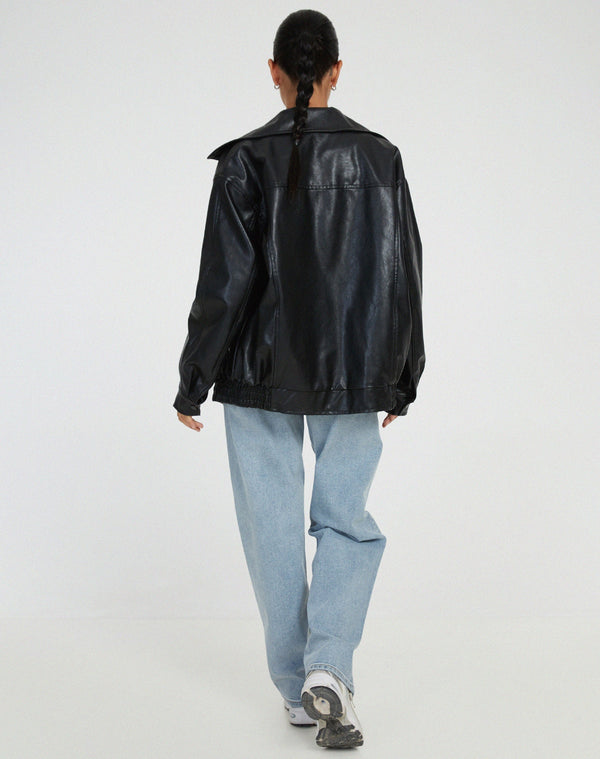 Women’s Oversized Casual Streetwear Bomber Jacket