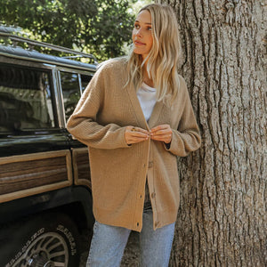 Luxurious Oversized Cashmere Cardigan