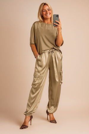 Paige | Elegant Satin Set