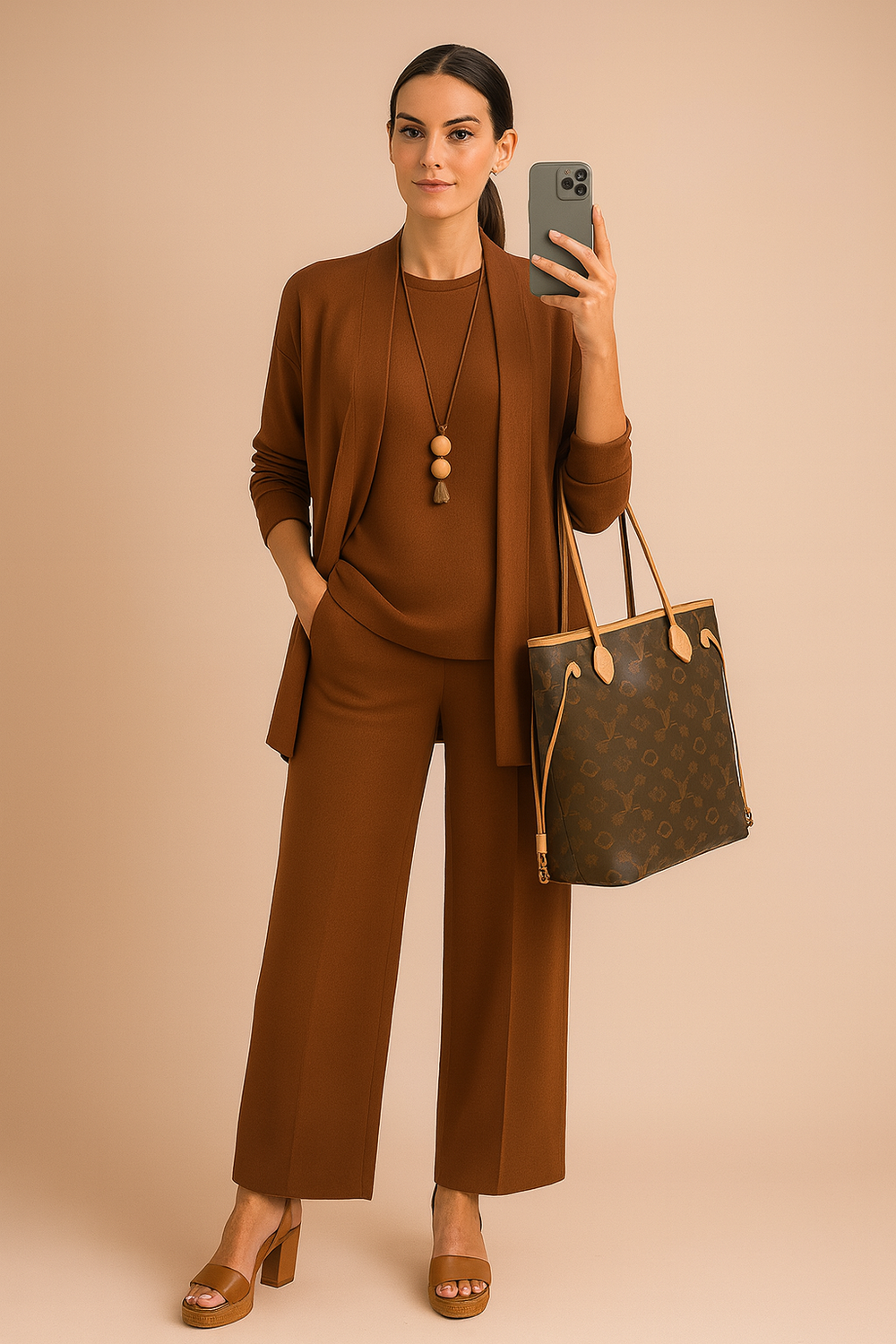 Harlow | Women's Elegant Three-Piece Pantsuit Set