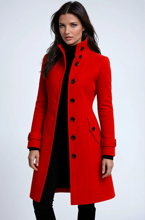 Women's Winter Trench Coat High Collar
