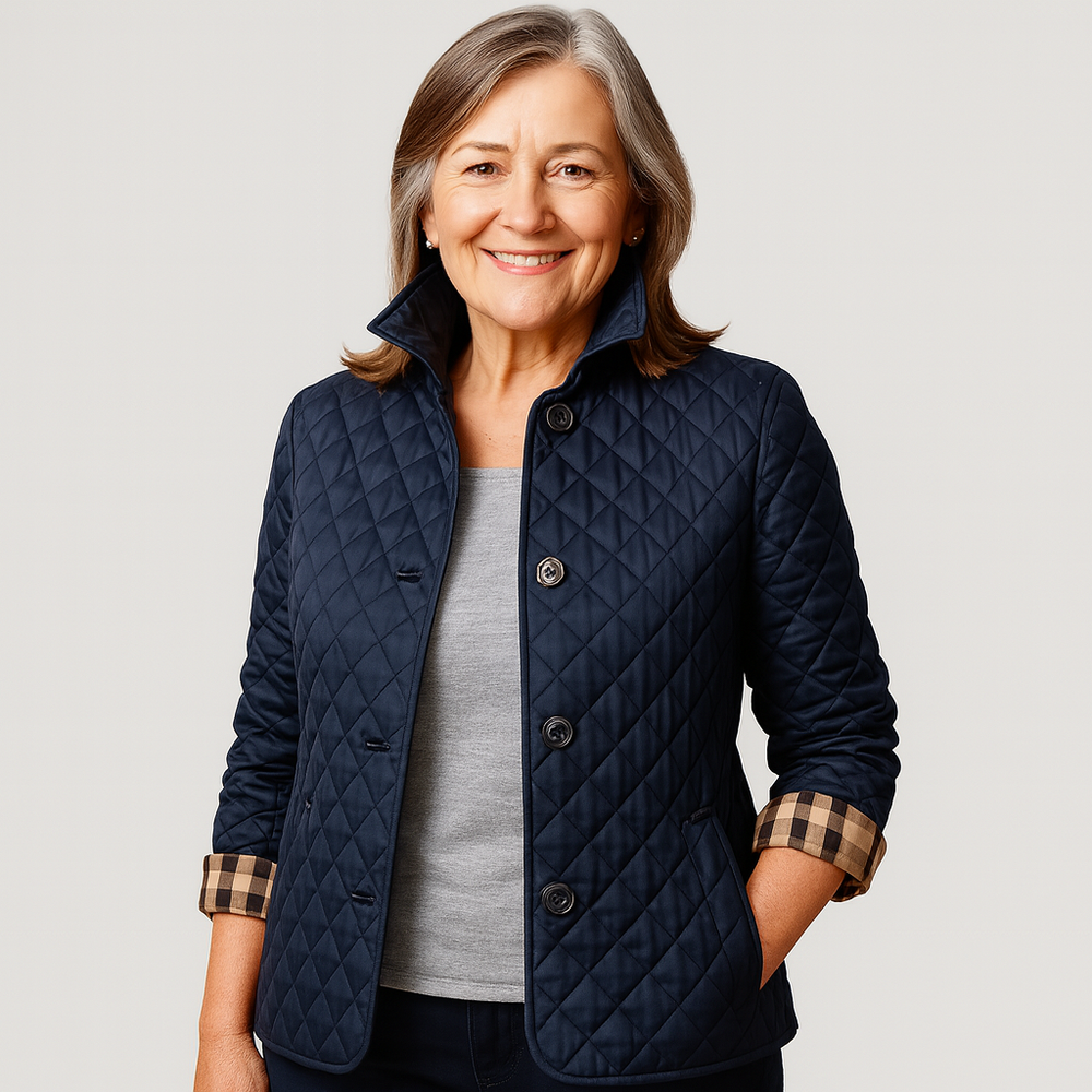 Women's Quilted Lightweight Everyday Button Jacket