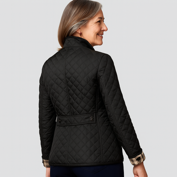 Chaqueta acolchada ligera para mujer con botones, para uso diario