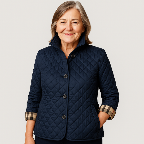 Chaqueta acolchada ligera para mujer con botones, para uso diario