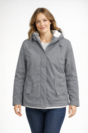 Women's Winter Jacket with Hood & Fleece Lining