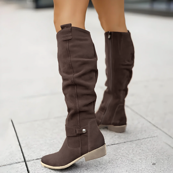 Stylish Suede Knee-High Boots for Comfort