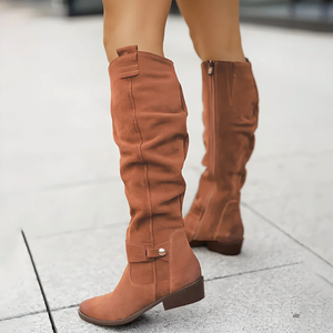 Stylish Suede Knee-High Boots for Comfort