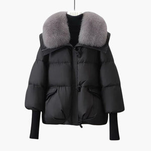 Warm Puffer Jacket Women Hooded Casual Style