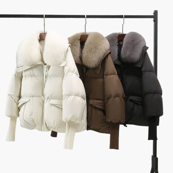 Warm Puffer Jacket Women Hooded Casual Style