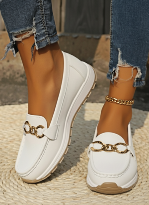 Stylish Flat Buckle Loafers for Comfortable Wear