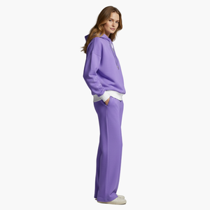Women’s Hooded Two-Piece Tracksuit Set with Matching Pants