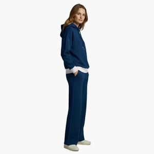 Women’s Hooded Two-Piece Tracksuit Set with Matching Pants