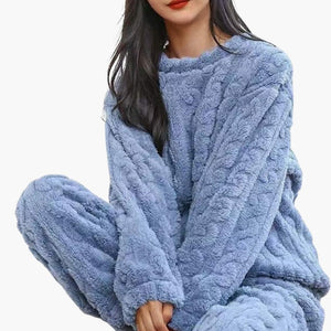 Women's Plush Fleece Pyjama Lounge Set