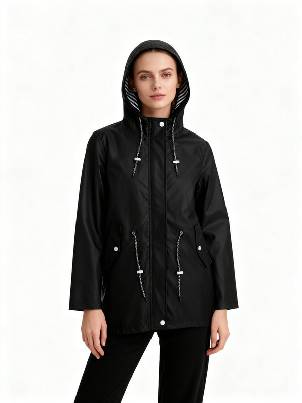 Women's Hooded Waterproof Transition Coat