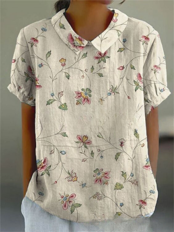 Chic Vintage Floral Blouse | Casual Style