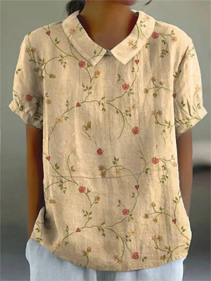 Chic Vintage Floral Blouse | Casual Style