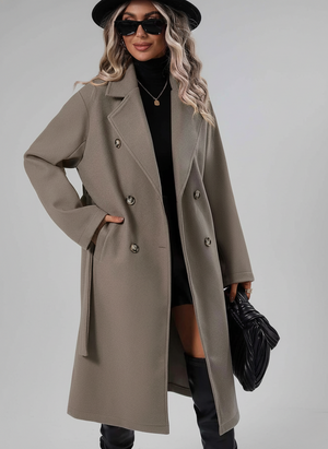 Women’s Classic Double-Breasted Trench Coat