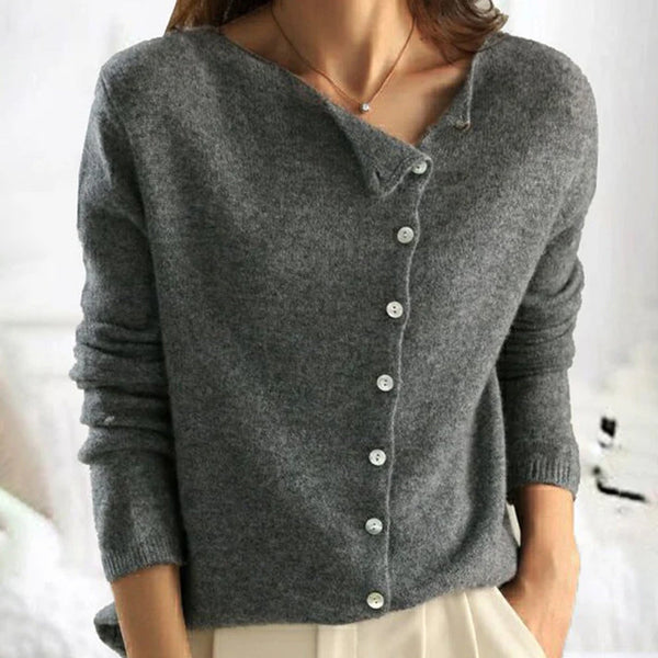 Women's Lightweight Button-Up Knit Cardigan