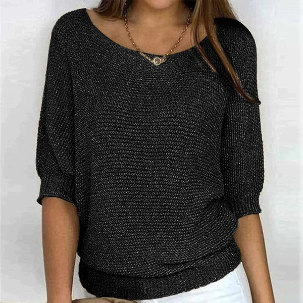 Cozy Loose Knit Sweater - Stylish Comfort