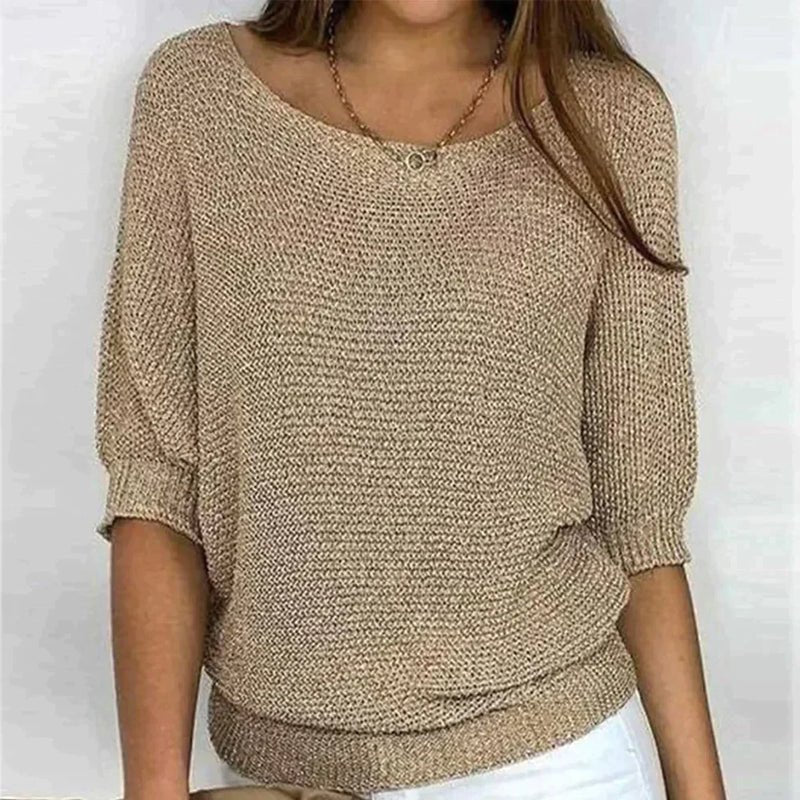Cozy Loose Knit Sweater - Stylish Comfort