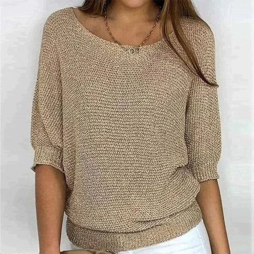 Cozy Loose Knit Sweater - Stylish Comfort