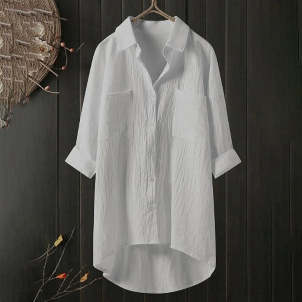 Stylish Women's Button-Up Shirt with Comfort Fit