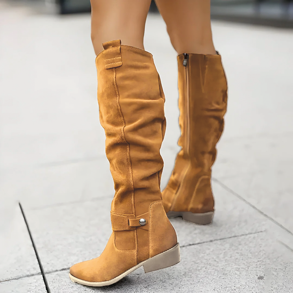 Stylish Suede Knee-High Boots for Comfort