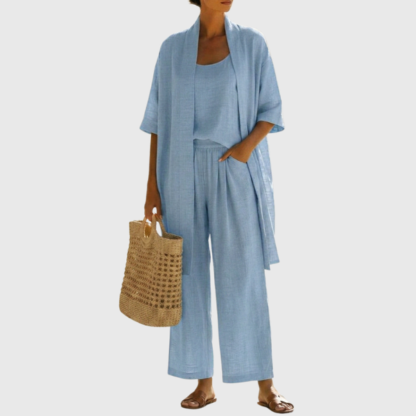 Women’s Coordinated Three-Piece Lounge Set