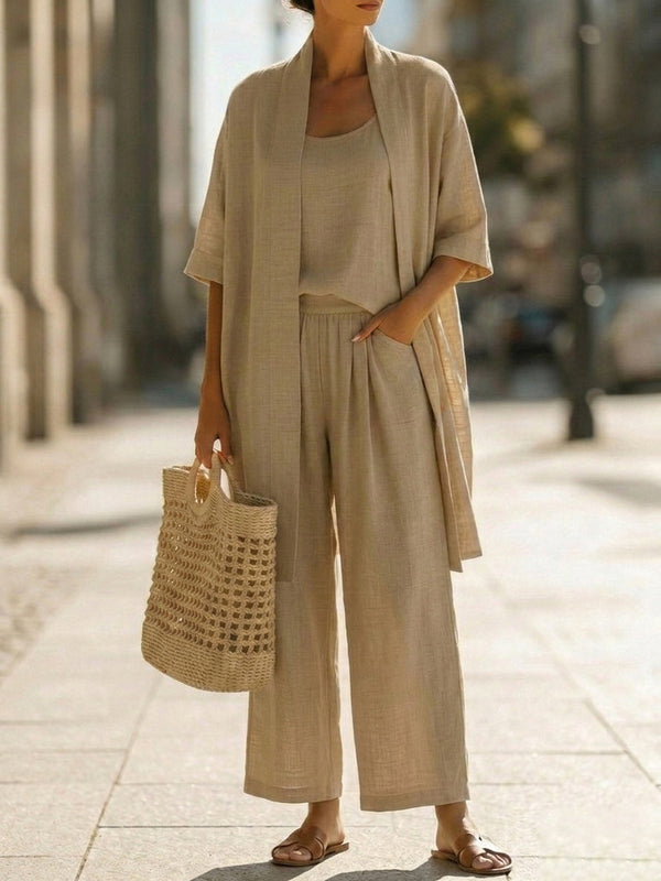Women’s Coordinated Three-Piece Lounge Set