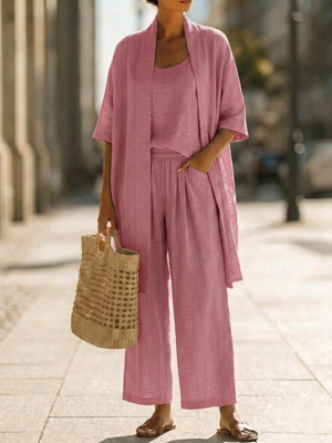 Women’s Coordinated Three-Piece Lounge Set