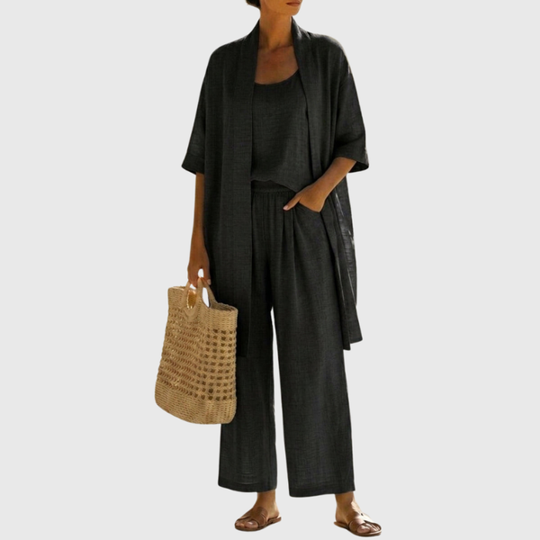 Women’s Coordinated Three-Piece Lounge Set