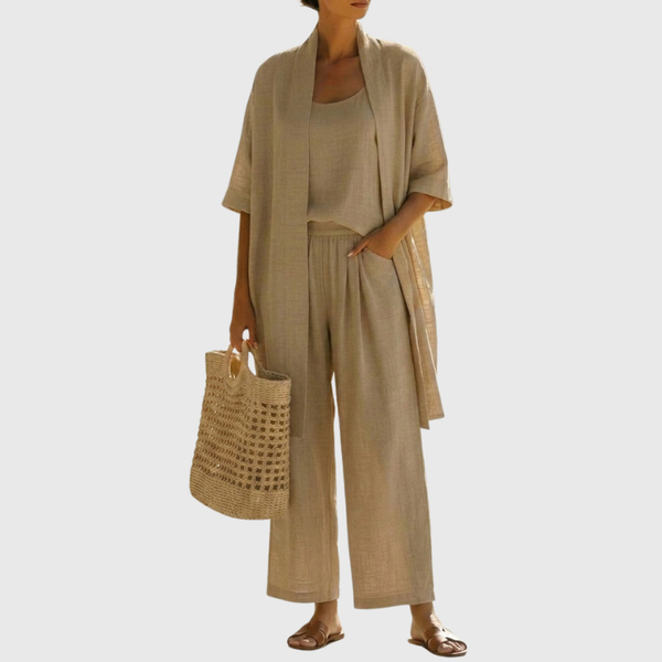 Women’s Coordinated Three-Piece Lounge Set