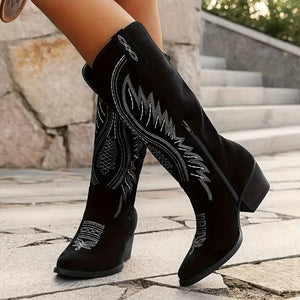 Stylish Embroidered Western Boots for Free Spirits
