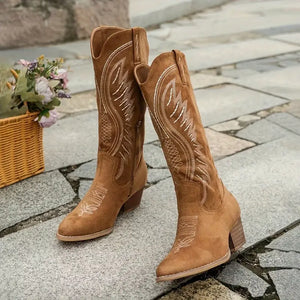 Stylish Embroidered Western Boots for Free Spirits