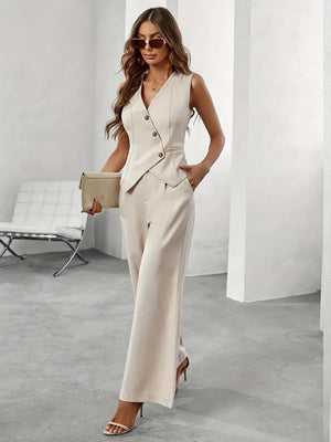 Sophisticated Tailored Suit Set