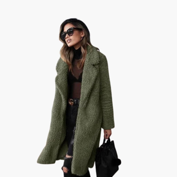Women Casual Long Coat Soft Comfort Fit Design