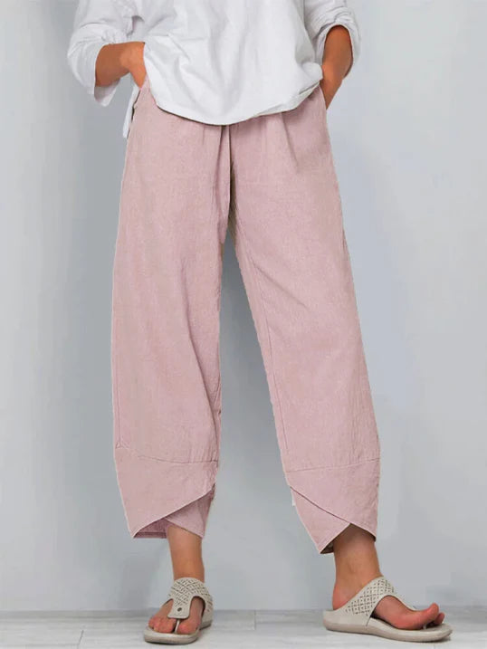 Breathable Summer Cropped Pants for Women