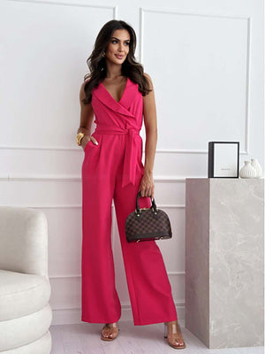 Chic Women's Wide-Leg Jumpsuit Stylish Design