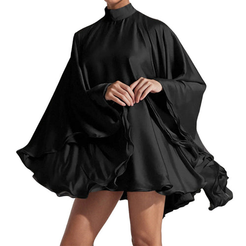 Elegant Puff Sleeve Mini Dress