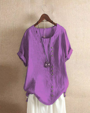 Stylish Women's Short Sleeve Blouse