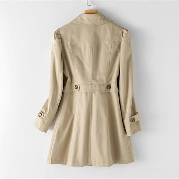 Women’s Tailored Longline Blazer Coat with Structured Fit