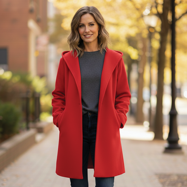 Cozy Oversized Hooded Coat for Women