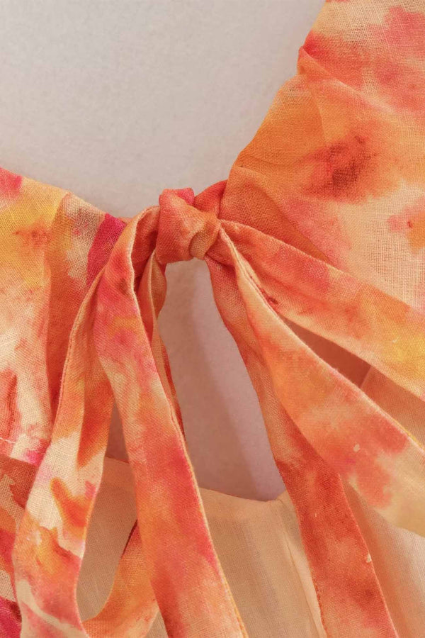 Chic Sleeveless Maxi Dress with Ruffle Straps