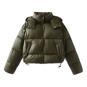 Waterproof Women’s Puffer Jacket Hooded