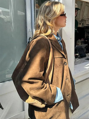 Oversized Women's Blazer Jacket Casual