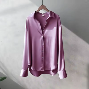 Elegant Silk Blouse - Luxurious Comfort